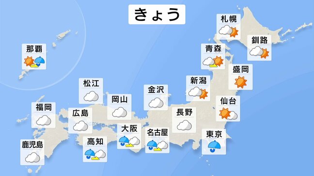 台風7号接近で東海から関東南部は今夜にかけて大雨警戒　九州・東北は30℃以上の真夏日に 湿度高く蒸し暑く感じられそう【27日 きょうの天気】|TBS NEWS DIG