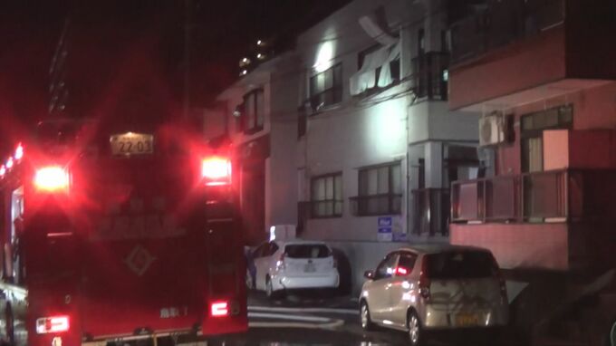 「ファンヒーターから火が広がっている」鳥取市でアパート火災　家具など一部焼損、窓ガラス・共用廊下の天井などが破損　男性１人がやけど　|　BSSニュース | BSS山陰放送