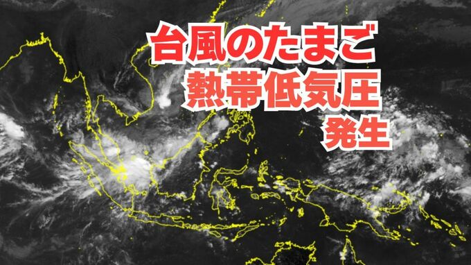 【台風情報】11月下旬なのに...「台風のたまご」熱帯低気圧が発生　あす（29日）にも台風に発達か　今後の進路は？【気象庁 28日午後1時15分発表】|TBS NEWS DIG