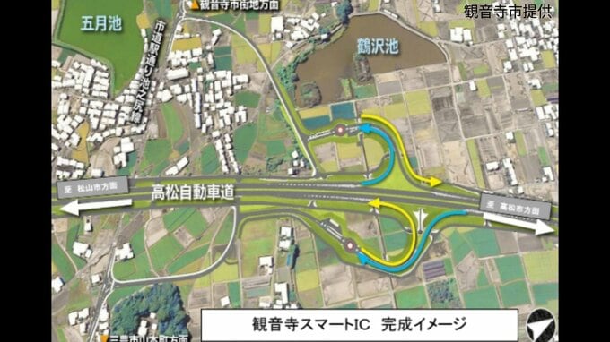 【高松自動車道】観音寺スマートインターチェンジ　7月4日（土）に開通|TBS NEWS DIG