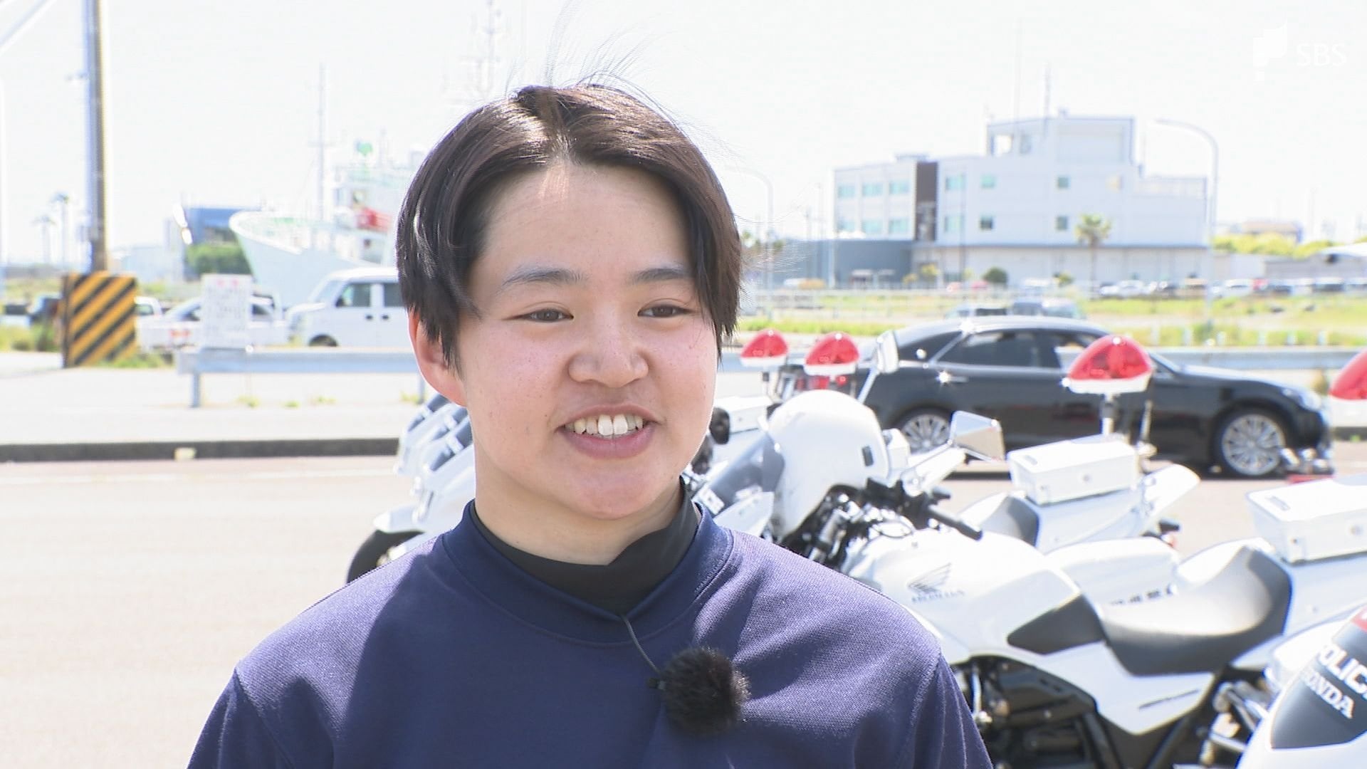 県民の見本となれるよう頑張ります」白バイ隊に配属された23歳の女性