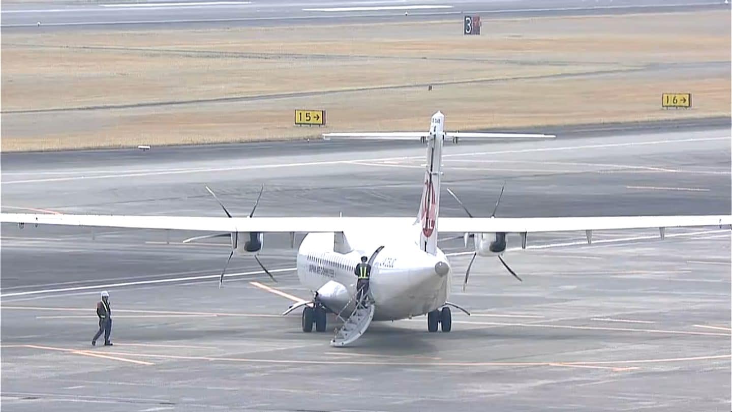JACプロペラ機 17日9便欠航 落雷による機体点検のため 鹿児島 | 鹿児島