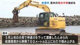 漁港から700メートル以上の大量の流木 岩瀬浜海水浴場で撤去はじまる 早ければ今週中にも撤去|TBS NEWS DIG