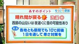 高知の天気 7日は晴れるも冷え込み強まる 夜は山地で雪に 東杜和気象予報士が解説|TBS NEWS DIG