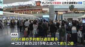 最大10連休のGWスタート ANAのハワイ線の予約が過去最多　北海道・旭山動物園では夏の営業が開始|TBS NEWS DIG