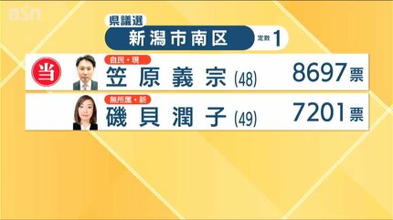 新潟県政党史 新潟県議会議員選挙 53議席のうち自民党が28議席獲得も県連幹部は落選