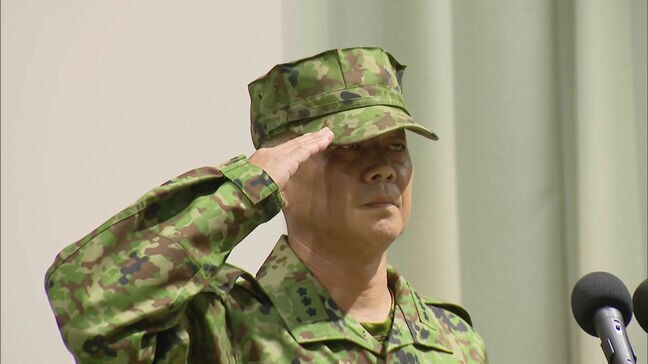 「地域との連携を強化」陸上自衛隊第４師団長が着任　激甚化する自然災害対応に決意語る　北部九州４県の防衛・警備|TBS NEWS DIG