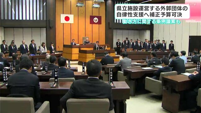 県立施設運営する外郭団体の自律性支援へ　補正予算可決　働き方に関する条例議案も【高知】|TBS NEWS DIG