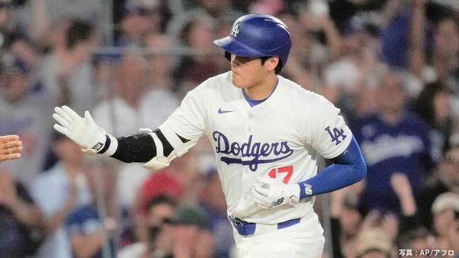 大谷翔平、初のエンゼルス戦で22号特大弾！2打数2安打で首位打者に返り咲くも...ド軍延長戦で敗れエ軍戦の連勝10で止まる|TBS NEWS DIG