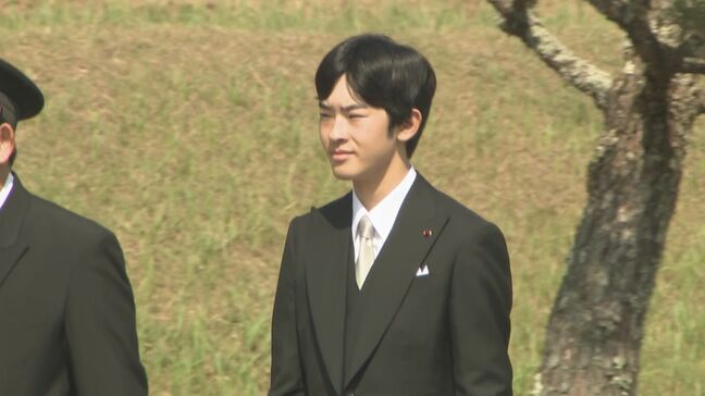 悠仁さま神武天皇陵を参拝 モーニング姿で「成年式」終えたことを報告 1人での参拝は初|TBS NEWS DIG