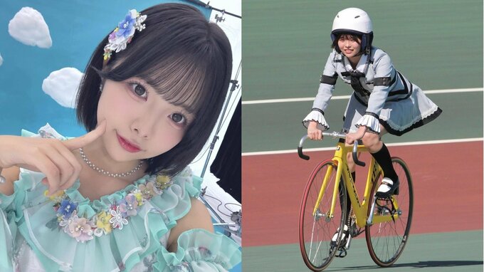 【 SKE48・荒野姫楓 】〝初めてのピストバイク〟バンクコースに急遽挑戦　フォロワー感心〝衣装で挑戦できるのはひめたんへの信頼〟|TBS NEWS DIG