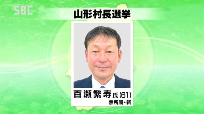 山形村長選挙告示　61歳の無所属新人が立候補　|　SBC NEWS | 長野のニュース | SBC信越放送