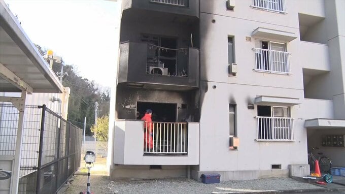 県営住宅団地で火事　５世帯１０人が集会所へ避難　|　BSSニュース | BSS山陰放送