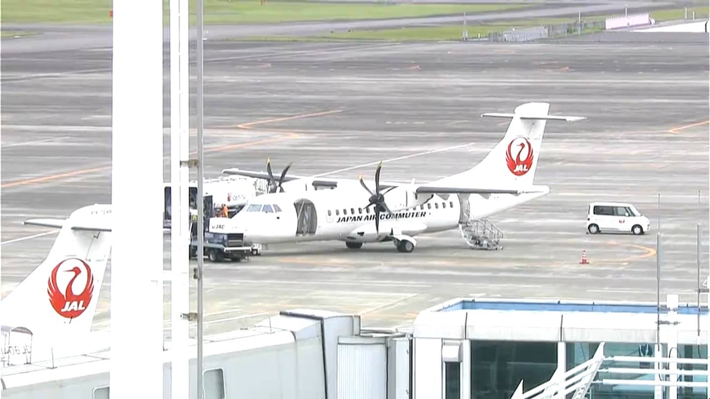 JAC計84便欠航で228人に影響 主翼に腐食見つかり機材整備のため 鹿児島