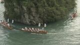 熊野川で船の速さ競う「御船祭」世界遺産登録の御船島の周りを9隻が3周 | 名古屋・愛知・岐阜・三重のニュース【CBC news】 | CBC web