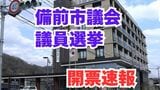 【開票結果】備前市議会議員選挙2026「開票率100%」定数16に22人が立候補【最終】　|　岡山・香川のニュース | 天気 | RSK山陽放送