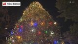 キリストにまつわる5色の光 クリスマスツリー点灯 活水女子大学 | 長崎のニュース | 天気 | NBC長崎放送