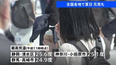 全国各地で夏日、黄砂も観測　東京・上野公園では桜を楽しむ人も| TBS CROSS DIG with Bloomberg