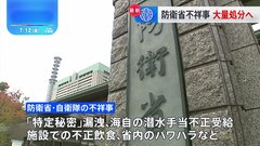 防衛省・自衛隊で相次ぐ不祥事 きょう関係者の大量処分を発表へ| TBS CROSS DIG with Bloomberg