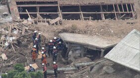 土砂崩れ　行方不明者２人を捜索　男性１人が遺体で見つかる　福岡・佐賀の死者７人に|TBS NEWS DIG