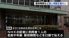 『NHK記者』に刑務所の退所予定者などを支援する職員が施設利用者の「個人情報を漏洩」　熊本|TBS NEWS DIG