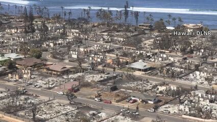 ハワイ・マウイ島の山火事 発生から5日目 死者80人に、焼けた建物の9割 