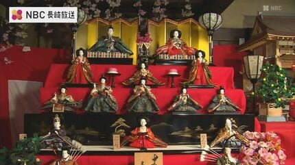 約700対のひな人形 松原宿ひな祭り 大正時代のひな飾りも | 長崎の