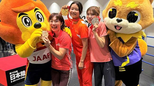 女子100mH パリ五輪代表の田中佑美が制し初優勝！着順も二転三転、激戦の決勝を制す「絶対に怯まない強い気持ちで」【陸上・日本選手権】|TBS NEWS DIG