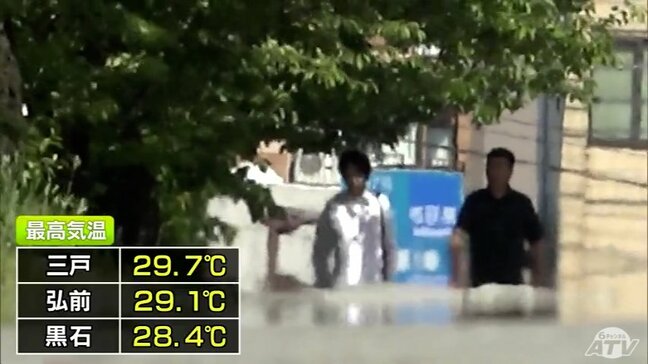 「もう夏ですね」「めちゃくちゃ暑い…」青森県内各地で真夏日目前の気温に 最高気温は三戸で29.7℃・弘前で29.1℃・黒石で28.4℃など… 13地点で今年一番の暑さに 明日19日も暑さ対策が必要|TBS NEWS DIG