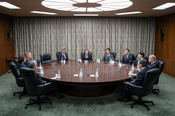 日銀が政策金利維持、植田体制初の3人反対－物価見通し大幅引き上げ
