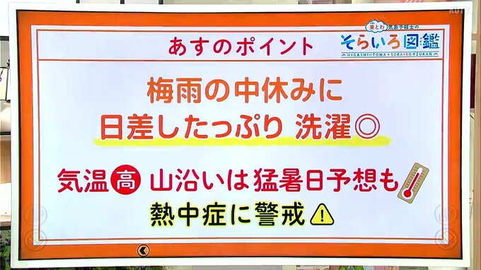 高知の天気　４日は晴れて気温上昇　今年一番の暑さに　東杜和気象予報士が解説　|　高知のニュース・天気｜KUTV NEWS | KUTVテレビ高知
