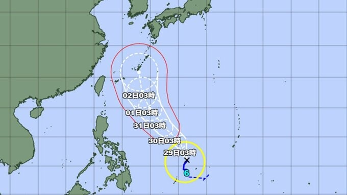 【台風情報】台風6号は沖縄方面へ　最大瞬間風速は60メートルに発達　今後の進路と勢力を詳しく　気象庁発表データ　本州にも影響か　|　山形のニュース│TUYテレビユー山形