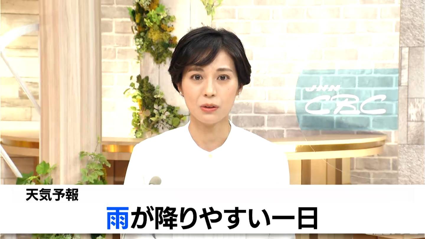 天気予報（12/15昼）雨が降りやすい一日