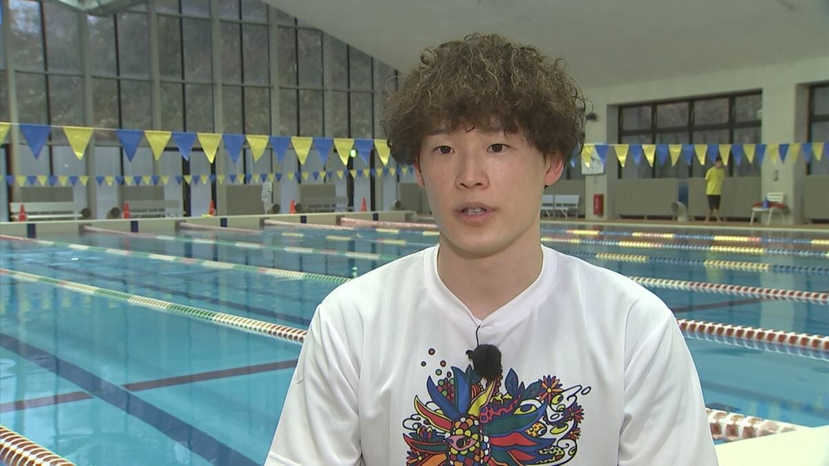 28歳で日本代表初選出 出雲出身・競泳背泳ぎ、加藤選手 オールド