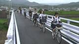 今年5月の大雨で橋脚が傾いた「川辺橋」 仮設橋が完成し通行再開【岡山】|TBS NEWS DIG