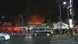 出火から3時間…延焼中　出雲市の商店街「サンロードなかまち」で複数軒が燃える火事　出火から2時間経過しても火の勢い弱まらず　市が避難所開設　島根・出雲市　|　BSSニュース | BSS山陰放送