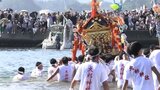 みこしが海を渡る! 山田祭り最終日で最大の見どころ「海上渡御」 岩手・山田町|TBS NEWS DIG