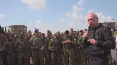 イスラエル国防相「ガザを中から見ることになるだろう」 ガザとの境界付近に展開の部隊に、地上侵攻改めて示唆| TBS CROSS DIG with Bloomberg