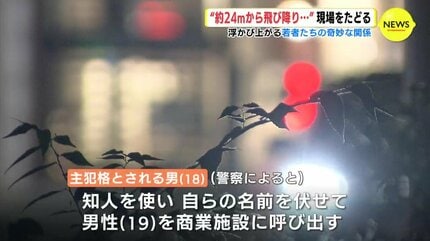 飛び降りた日 駐車場屋上から約24m飛び降り” 15～18歳9人逮捕 事件をたどると浮かぶ