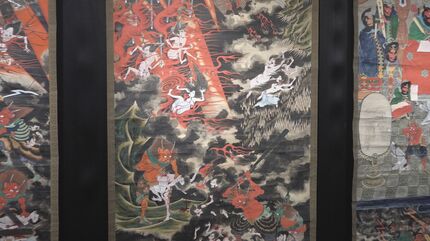 ワコマリア 不動明王 S ※クリーニング済 本店購入 地獄絵図 やってはいけないことをやってはダメだという場が今、必要」地獄極楽
