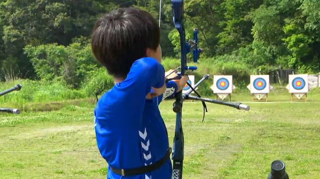 熱戦続く鹿児島県高校総体　70メートル先の的狙うアーチェリー　兄弟対決を制したのは|TBS NEWS DIG