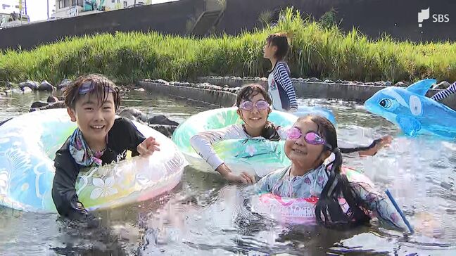 水の中は「アイスみたい」体温超える危険な暑さ 浜松市佐久間で39.2℃...観測史上最高の地点も=静岡|TBS NEWS DIG