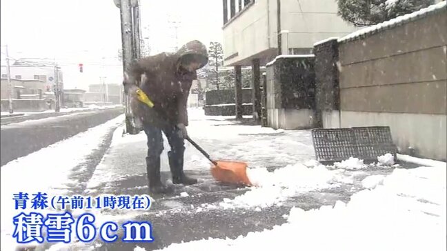 青森市などに「大雪警報」 平地でこの冬初の積雪観測 青森空港では除雪部隊「ホワイトインパルス」が今シーズン初出動 青森市民「ちょっと早い感じで多い気が…」|TBS NEWS DIG