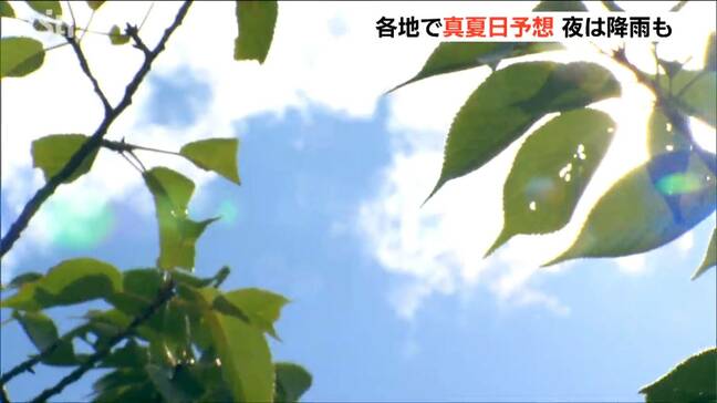 新潟県内は各地で真夏日予想　熱中症に注意  夜からは所によって雨か|TBS NEWS DIG