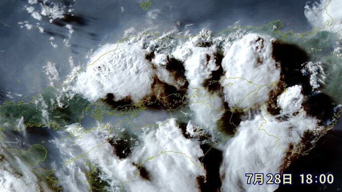 「まるで沸騰するかのように…」 湧き上がる積乱雲　激しい雷雨もたらす雲が生まれる様子を宇宙から|TBS NEWS DIG