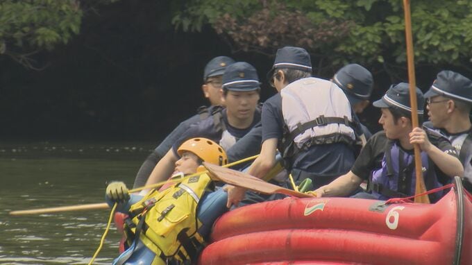 大雨に備えて…３警察署が合同訓練「水難事故は一瞬の判断が重要」連携深める　山口・宇部|TBS NEWS DIG