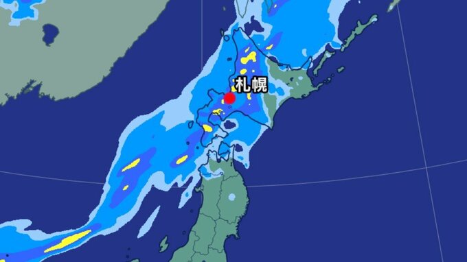 【大雨情報】22日午前6時までの24時間で120ミリ雨予想　北海道日本海側…東北地方も23日朝までに100ミリ予想《気象庁の最新雨雲シミュレーション》　|　北海道のニュース｜HBC北海道放送