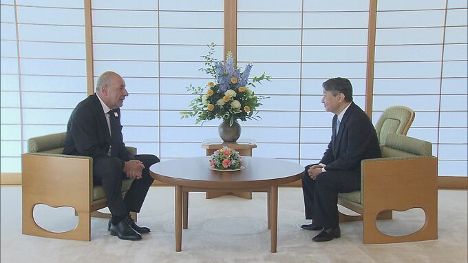 天皇陛下　万博で来日中のハンガリーの大統領と皇居・御所で趣味のビオラや「水問題」の話題で懇談|TBS NEWS DIG