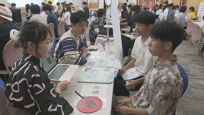 お祭り感覚のユニークな就活イベント「おおいたおしごと縁日」 大分市で開催　|　大分のニュース｜OBS NEWS｜大分放送