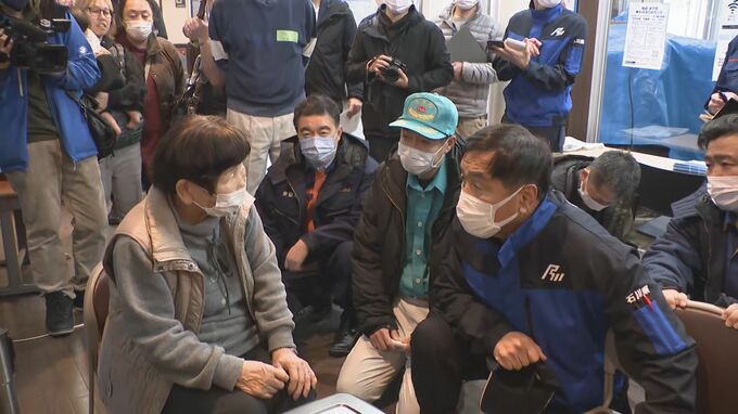 馳浩石川県知事「お見舞いに参ることが遅れお詫び申し上げた」穴水町と能登町を現地視察|TBS NEWS DIG